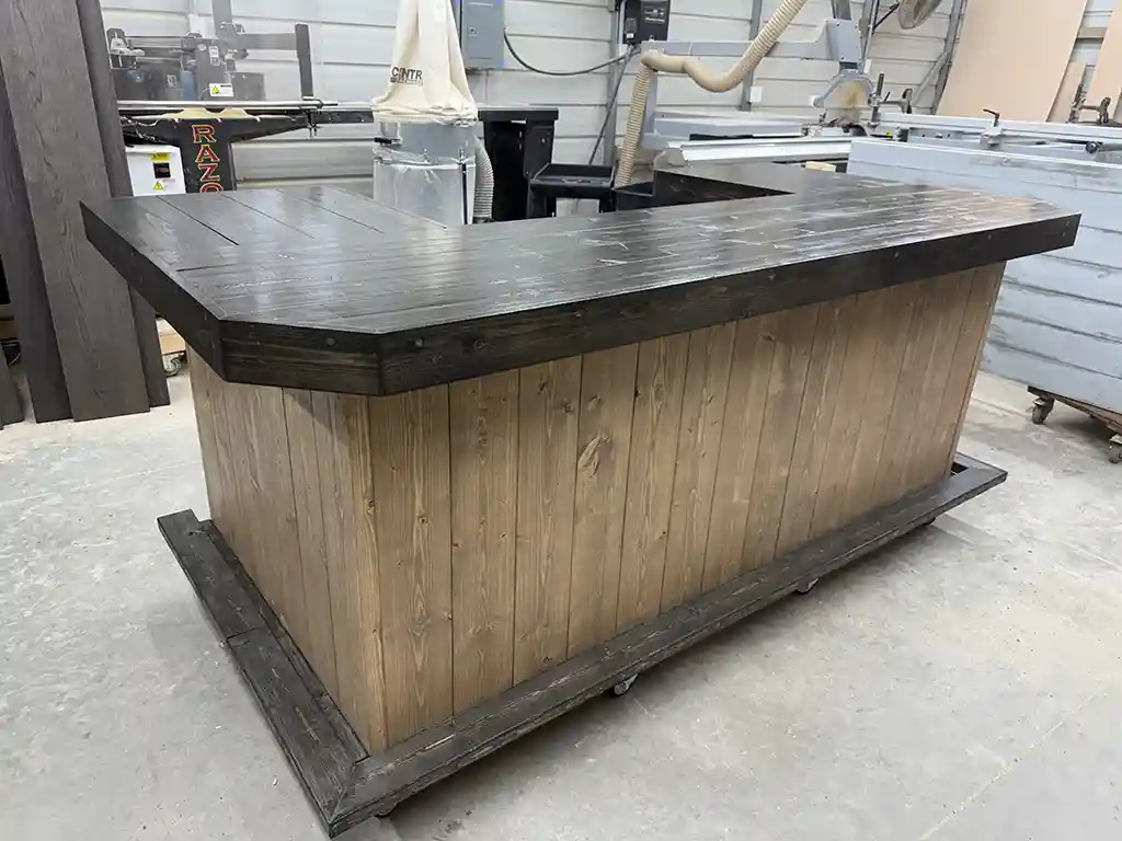 Mushroom Ebony Mini Mega U Shape Covered Patio Home Bar 2 Mushroom Ebony Mini Mega U Shape Covered Patio Home Bar