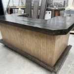 Mushroom Ebony Mini Mega U Shape Covered Patio Home Bar 4 Mushroom Ebony Mini Mega U Shape Covered Patio Home Bar