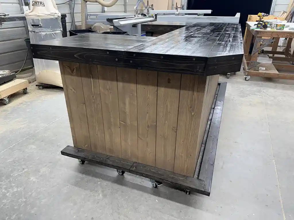 Mushroom Ebony Mini Mega U Shape Covered Patio Home Bar 5 Mushroom Ebony Mini Mega U Shape Covered Patio Home Bar