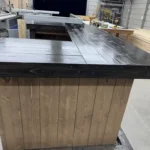 Mushroom Ebony Mini Mega U Shape Covered Patio Home Bar 6 Mushroom Ebony Mini Mega U Shape Covered Patio Home Bar