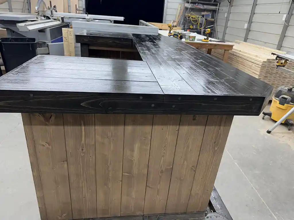 Mushroom Ebony Mini Mega U Shape Covered Patio Home Bar 6 Mushroom Ebony Mini Mega U Shape Covered Patio Home Bar