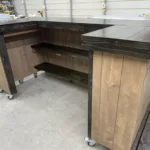 Mushroom Ebony Mini Mega U Shape Covered Patio Home Bar 7 Mushroom Ebony Mini Mega U Shape Covered Patio Home Bar