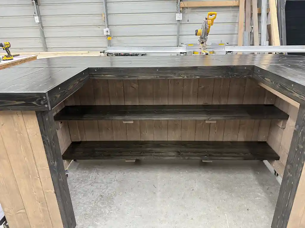 Mushroom Ebony Mini Mega U Shape Covered Patio Home Bar 8 Mushroom Ebony Mini Mega U Shape Covered Patio Home Bar
