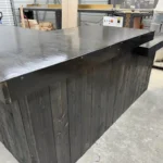 Providence Large Sales Counter - L Shape with ADA drop Ebony 3