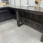 Providence Large Sales Counter - L Shape with ADA drop Ebony 6