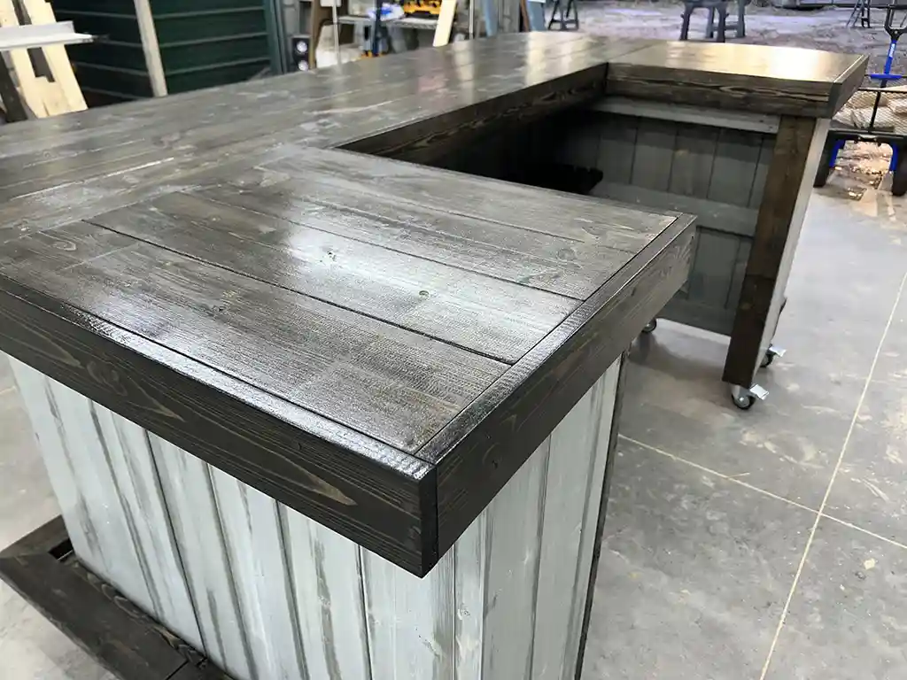 Stormwash Ebony Mini Mega U Shape Covered Patio Home Bar 5 Stormwash Ebony Mini Mega U Shape Covered Patio Home Bar