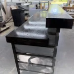 Stormwash Ebony Pallet Hello Shabby 2 level Reception Desk 4 Stormwash Ebony Pallet Hello Shabby 2 level Reception Desk