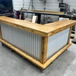 Golden Oak Metal Kitchen L Shape Medium - Covered Patio Home Bar 1 Left Golden Oak Metal Kitchen L Shape Medium - Covered Patio Home Bar, home decor, patio decor