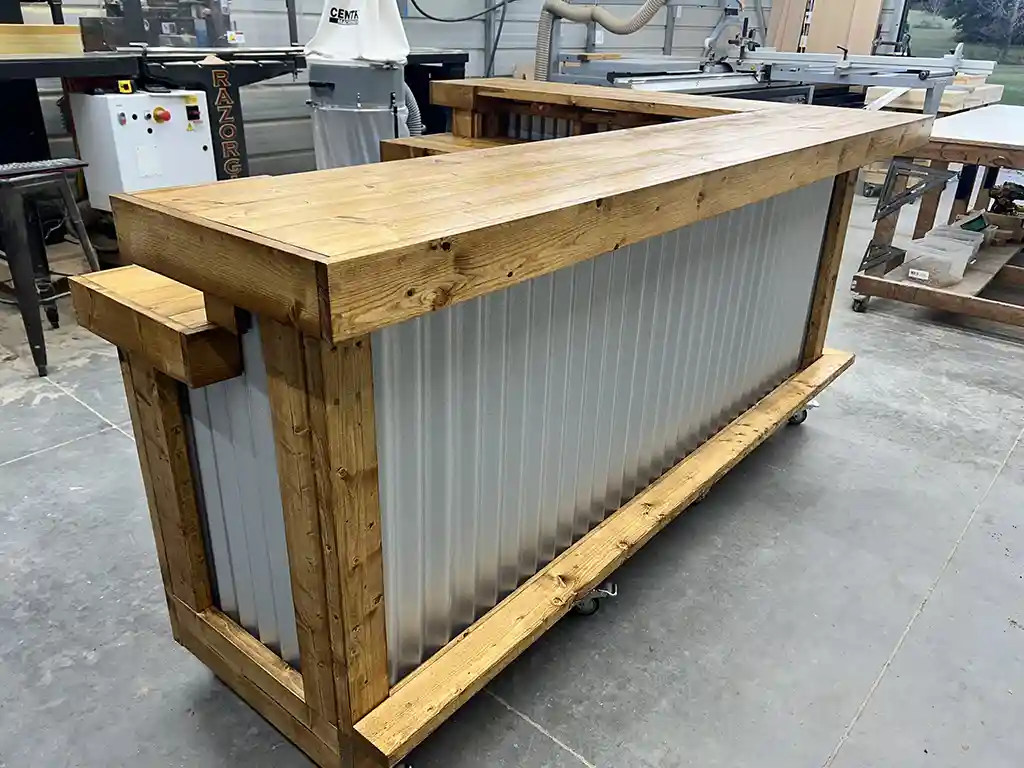 Golden Oak Metal Kitchen L Shape Medium - Covered Patio Home Bar 3 Left Golden Oak Metal Kitchen L Shape Medium - Covered Patio Home Bar, home decor, patio decor