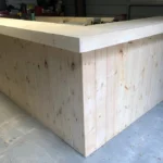 Kitchen L-Shape Plank Top Medium Unfinished - Solid wood bar 1 copy Kitchen L-Shape Plank Top Medium Unfinished - Solid wood bar 1 copy