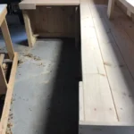 Kitchen L-Shape Plank Top Medium Unfinished - Solid wood bar 3 Kitchen L-Shape Plank Top Medium Unfinished - Solid wood bar 3