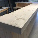 Kitchen L-Shape Plank Top Medium Unfinished - Solid wood bar 4 Kitchen L-Shape Plank Top Medium Unfinished - Solid wood bar 4