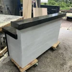 Hello Shabby 2 level Reception Desk Capewash Ebony colors 1 Hello Shabby 2 level Reception Desk Capewash Ebony colors