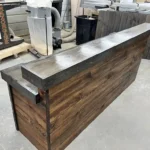 Hello Shabby 2 level Reception Desk Provincial Ebony colors 2 Hello Shabby 2 level Reception Desk Provincial Ebony colors