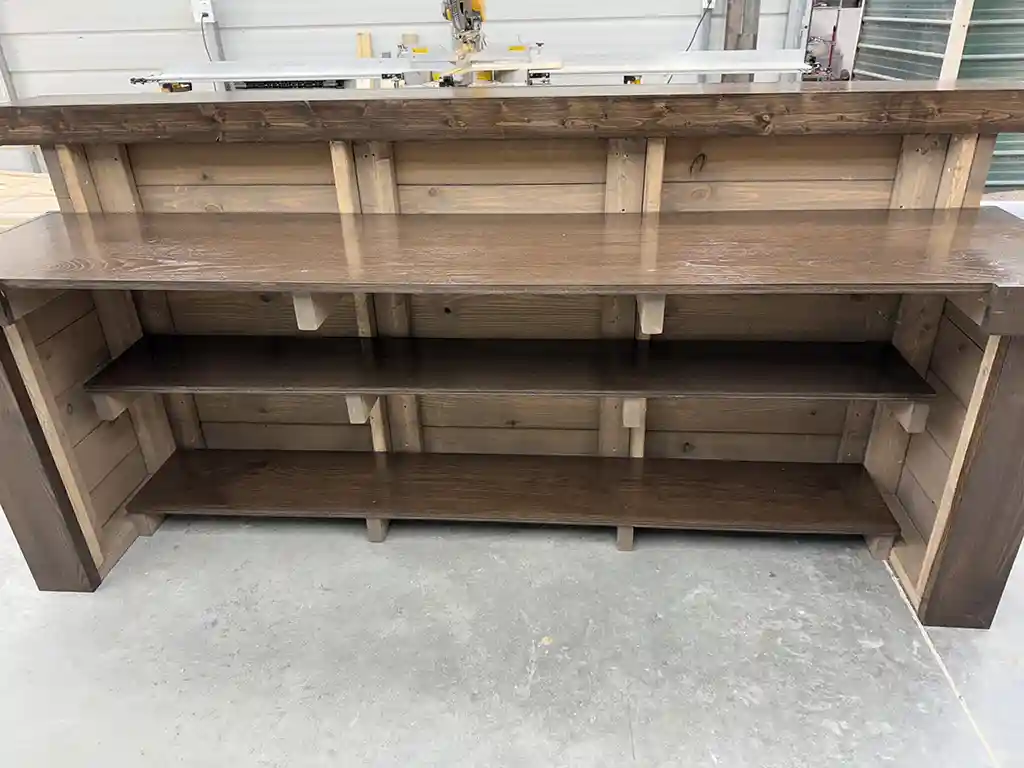 Hello Shabby Reception Desk Mushroom Espresso colors 5 Hello Shabby Reception Desk Mushroom Espresso colors