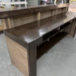 Hello Shabby Reception Desk Mushroom Espresso colors 6 Hello Shabby Reception Desk Mushroom Espresso colors