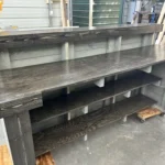 Hello Shabby 2 Level Reception Desk Stormwash Ebony colors 5 Hello Shabby 2 Level Reception Desk Stormwash Ebony colors