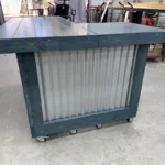 Metal Original L Shape Covered Patio Home Bar Rivers Run with casters 2nd shelf 3 Metal Original L Shape Covered Patio Home Bar Rivers Run color with casters 2nd shelf