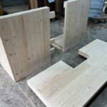 Plank Top U 3 Piece Basement Bar Unfinished - Solid wood bar 4 Plank Top U 3 Piece Basement Bar Unfinished - Solid wood bar 4