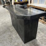 Plank Top U 3 Piece Basement Bar finished - Solid wood bar 1 Plank Top U 3 Piece Basement Bar finished - Solid wood bar 1