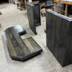Plank Top U 3 Piece Basement Bar finished - Solid wood bar 2 Plank Top U 3 Piece Basement Bar finished - Solid wood bar 2