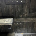 Plank Top U 3 Piece Basement Bar finished - Solid wood bar 6 Plank Top U 3 Piece Basement Bar finished - Solid wood bar 6