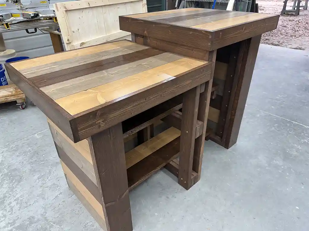 Plank Top Coffee Shop Sales Counter with ADA drop Maggie colors 4 Plank Top Coffee Shop Sales Counter with ADA drop Maggie colors