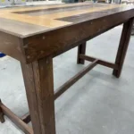 Walniut Maggie High Top Covered Patio Bar Table 1 Walniut Maggie High Top Covered Patio Bar Table