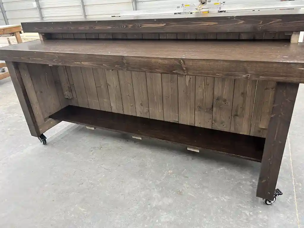 Buffet Indoor Home Bar Mushroom Espresso 6