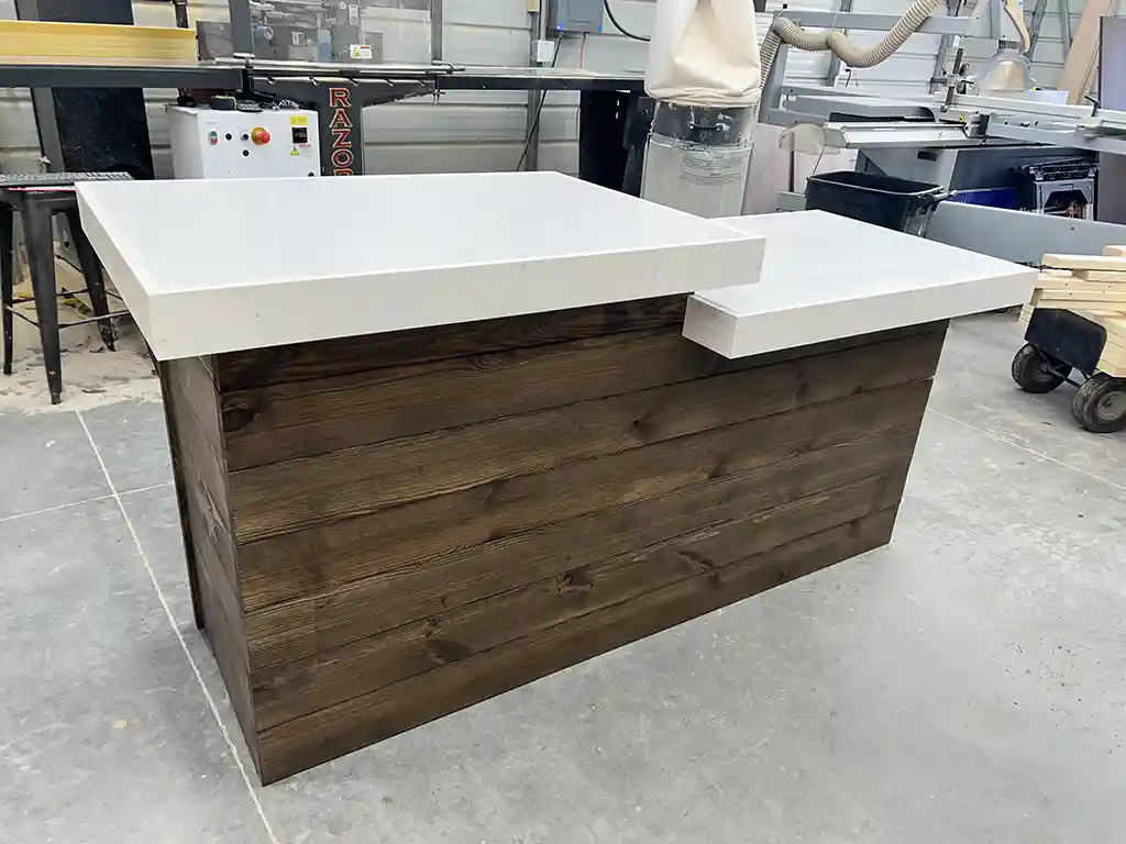 Coffee Shop Sales Counter with ADA drop Coffee White colors 2 Coffee Shop Sales Counter with ADA drop Coffee White colors
