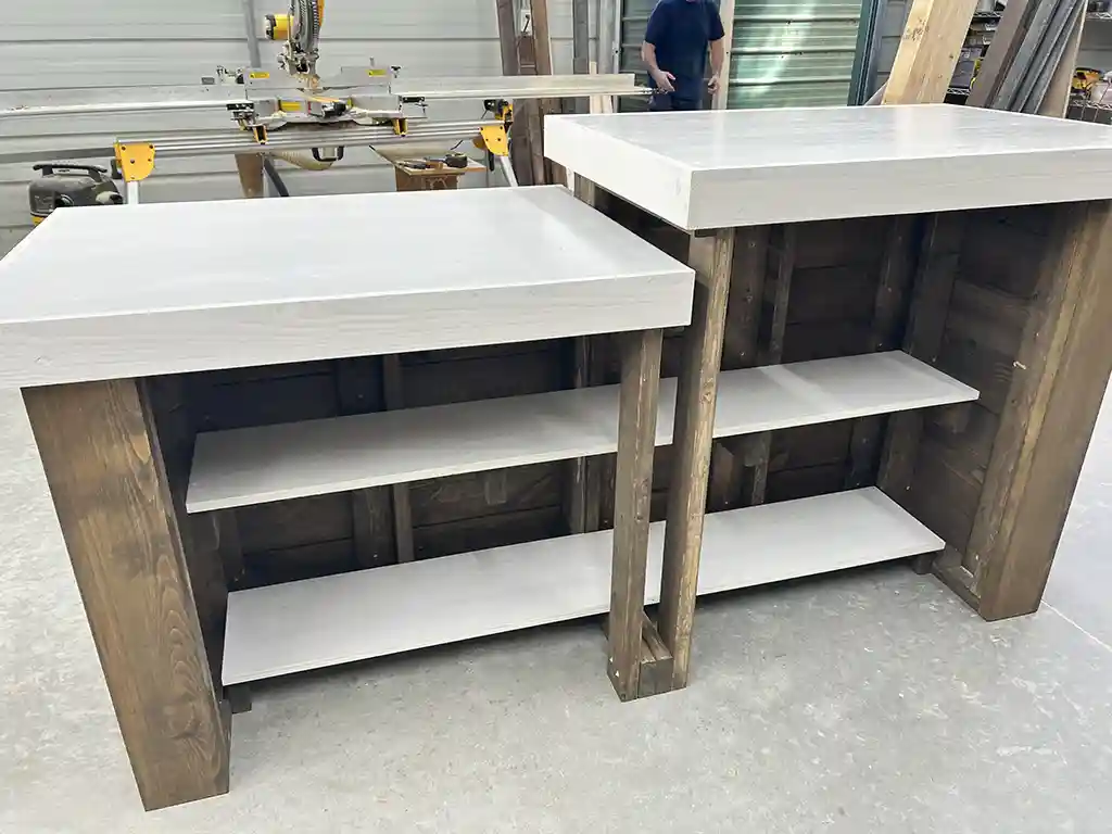 Coffee Shop Sales Counter with ADA drop Coffee White colors 6 Coffee Shop Sales Counter with ADA drop Coffee White colors