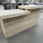 Unfinished Coffee Shop Sales Counter with ADA drop 1 Unfinished Coffee Shop Sales Counter with ADA drop
