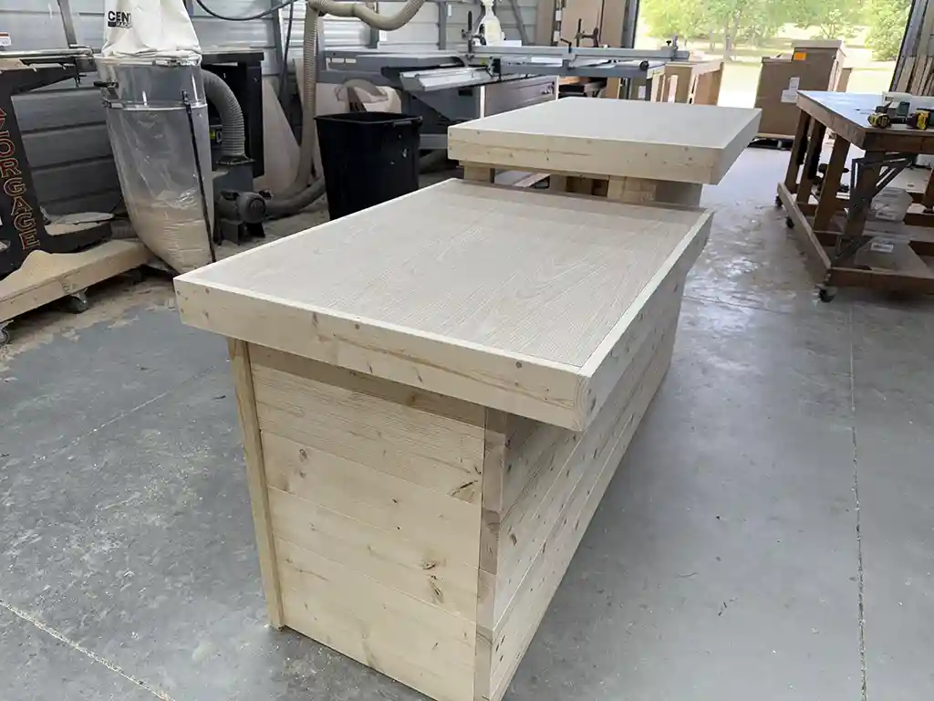 Unfinished Coffee Shop Sales Counter with ADA drop 3 Unfinished Coffee Shop Sales Counter with ADA drop