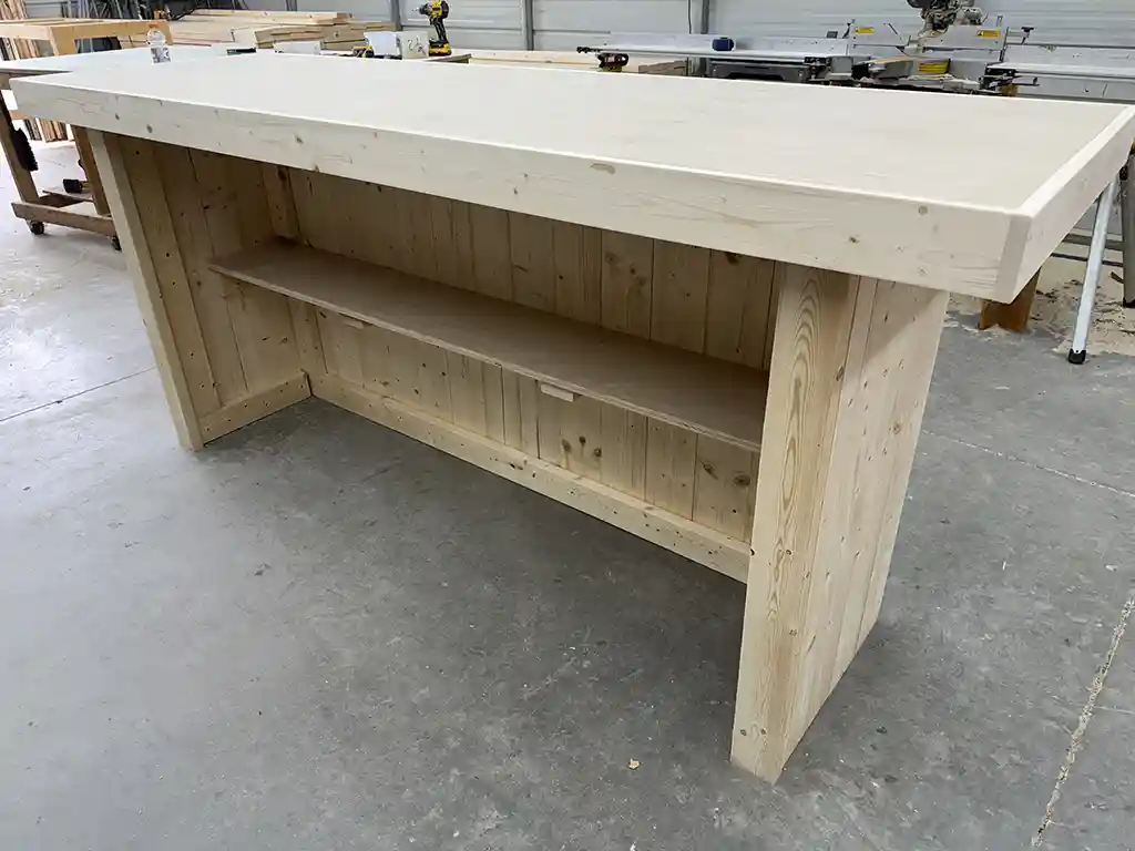 Straight Ace Indoor Home Bar Unfinished 5 Straight Ace Indoor Home Bar Unfinished