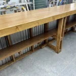 Golden Oak Metal Liberty Large Sales Counter 3 Golden Oak Metal Liberty Large Sales Counter