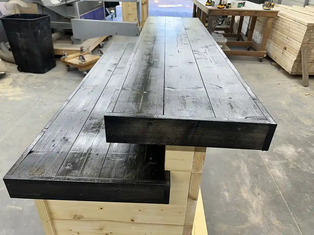 Horizon Buffet Covered Patio Bar Natural Poly Ebony 4