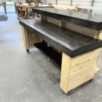 Horizon Buffet Covered Patio Bar Natural Poly Ebony 5