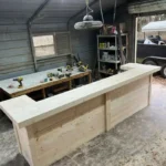 Thomas U Plank Top Large Unfinished - Solid wood indoor bar 2 Thomas U Plank Top Large Unfinished - Solid wood indoor bar 2