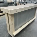 Unfinished Mini Metal L Shape Indoor Home Bar 4