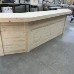 Angle Indoor Home Bar - Unfinished 2 Angle Indoor Home Bar - Unfinished, home decor