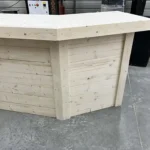 Angle Indoor Home Bar - Unfinished 3 Angle Indoor Home Bar - Unfinished, home decor