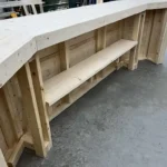 Angle Indoor Home Bar - Unfinished 6 Angle Indoor Home Bar - Unfinished, home decor