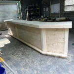 Angle L Shape Indoor Home Bar – Unfinished 1 Angle L Shape Indoor Home Bar – Unfinished, home decor