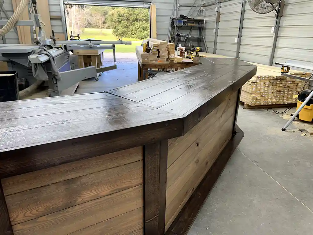 Mushroom Espresso Angle Covered Patio Home Bar 3 Mushroom Espresso Home Bar, indoor bar, home decor