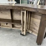 Mushroom Espresso Angle Covered Patio Home Bar 4 Mushroom Espresso Home Bar, indoor bar, home decor