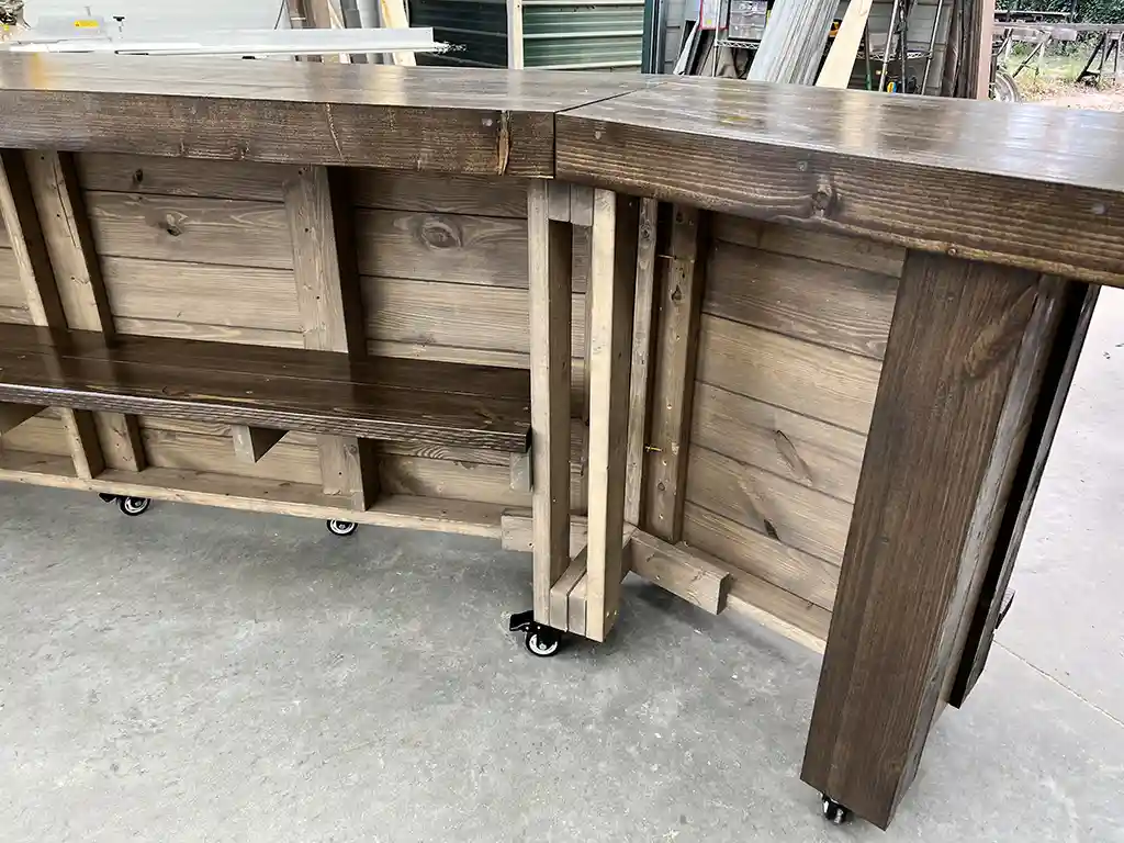 Mushroom Espresso Angle Covered Patio Home Bar 4 Mushroom Espresso Home Bar, indoor bar, home decor