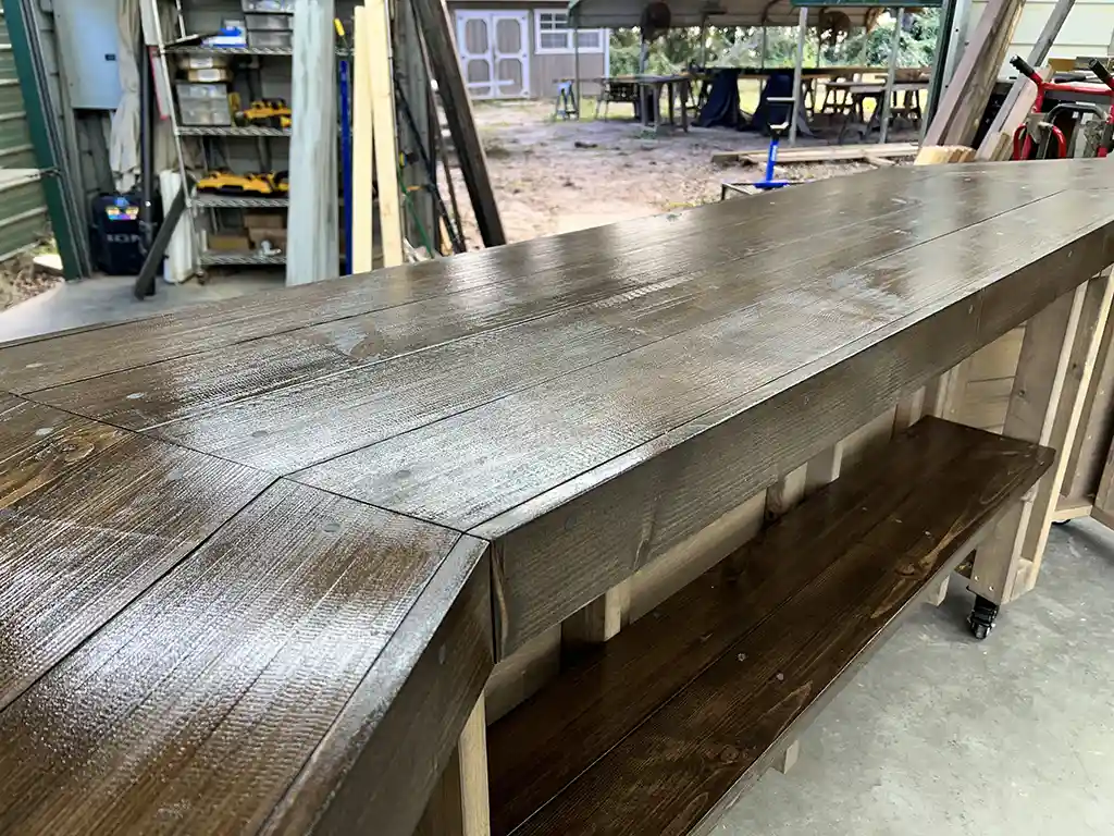 Mushroom Espresso Angle Covered Patio Home Bar 6 Angle Covered Patio Home Bar