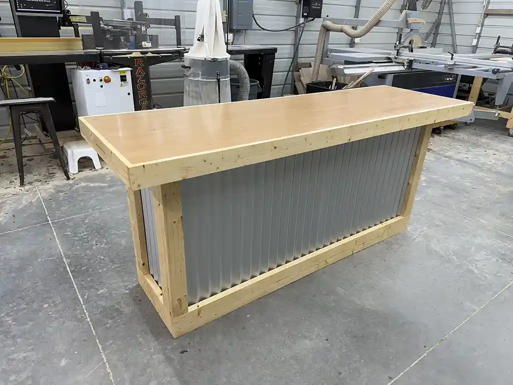 Natural Poly Metal Straight Ace Indoor Home Bar 2 Natural Poly Metal Straight Ace Indoor Home Bar