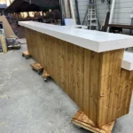 Golden White Aventura – 2 level L shape Large Sales Counter with ADA drop 5 Golden White Aventura - 2 level L shape Large Sales Counter with ADA drop, checkout counter, industrial counter
