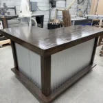 Espresso Metal Original L Shape Small Indoor Home Bar 2 Espresso Metal Original L Shape Small Indoor Home Bar